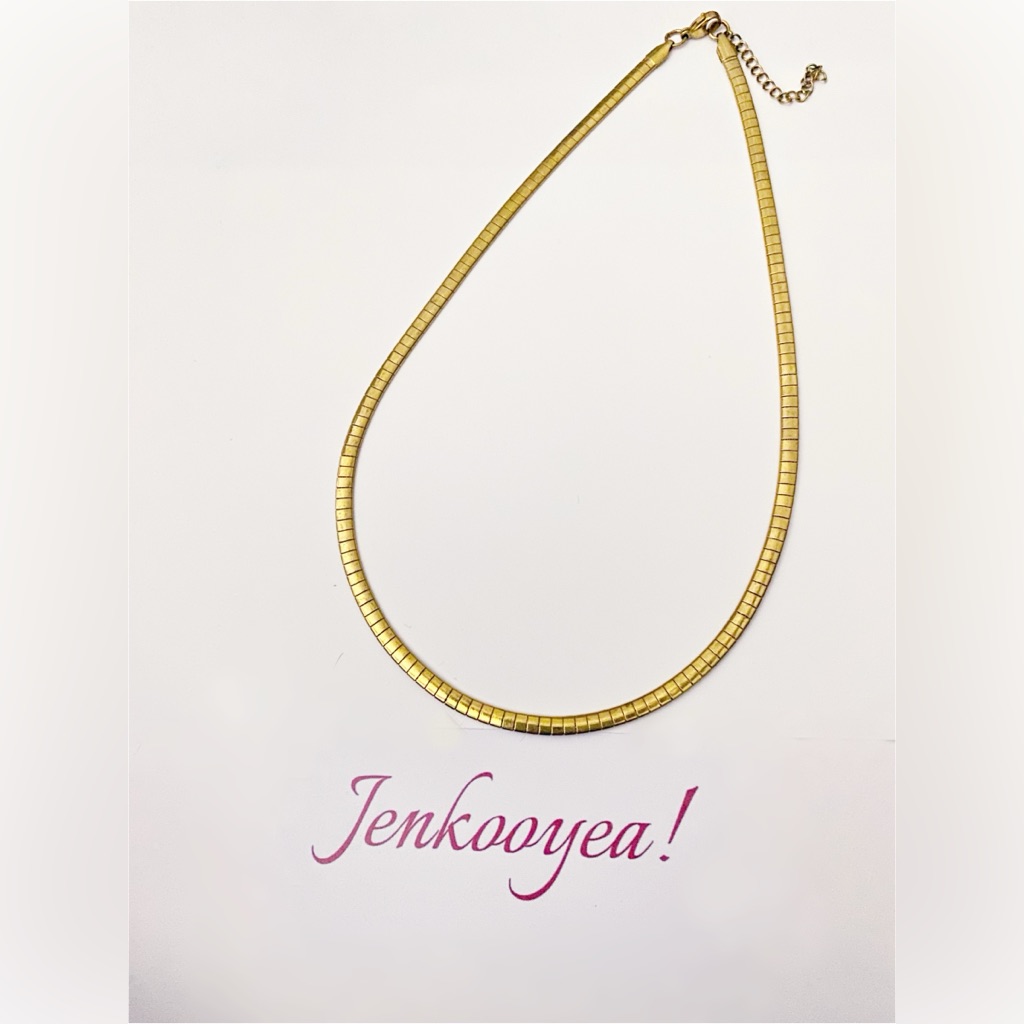Gold Necklace By Jenkooyea